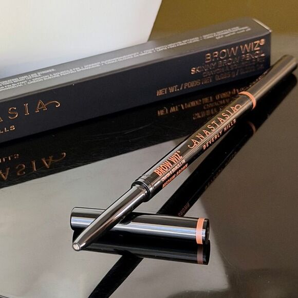 BNIB Anastasia Beverly Hills Brow Wiz Skinny Precision Brow Pencil Medium Brown - Picture 9 of 12